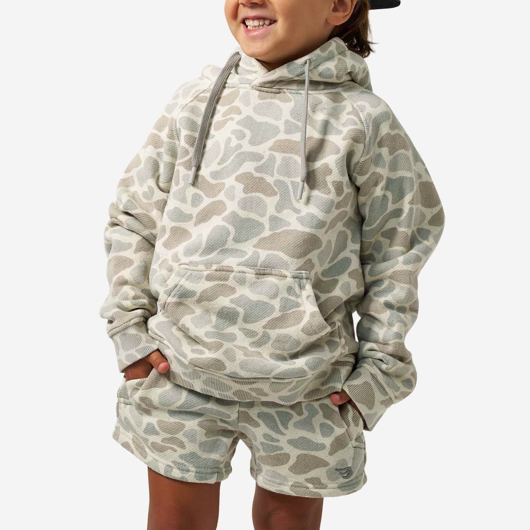 Burlebo Vintage Wash Hoodie- Classic Deer Camo
