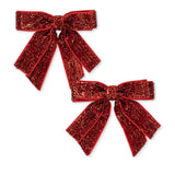 Konges Slojd 2 Pack Velvet Double Bow Hair Clips