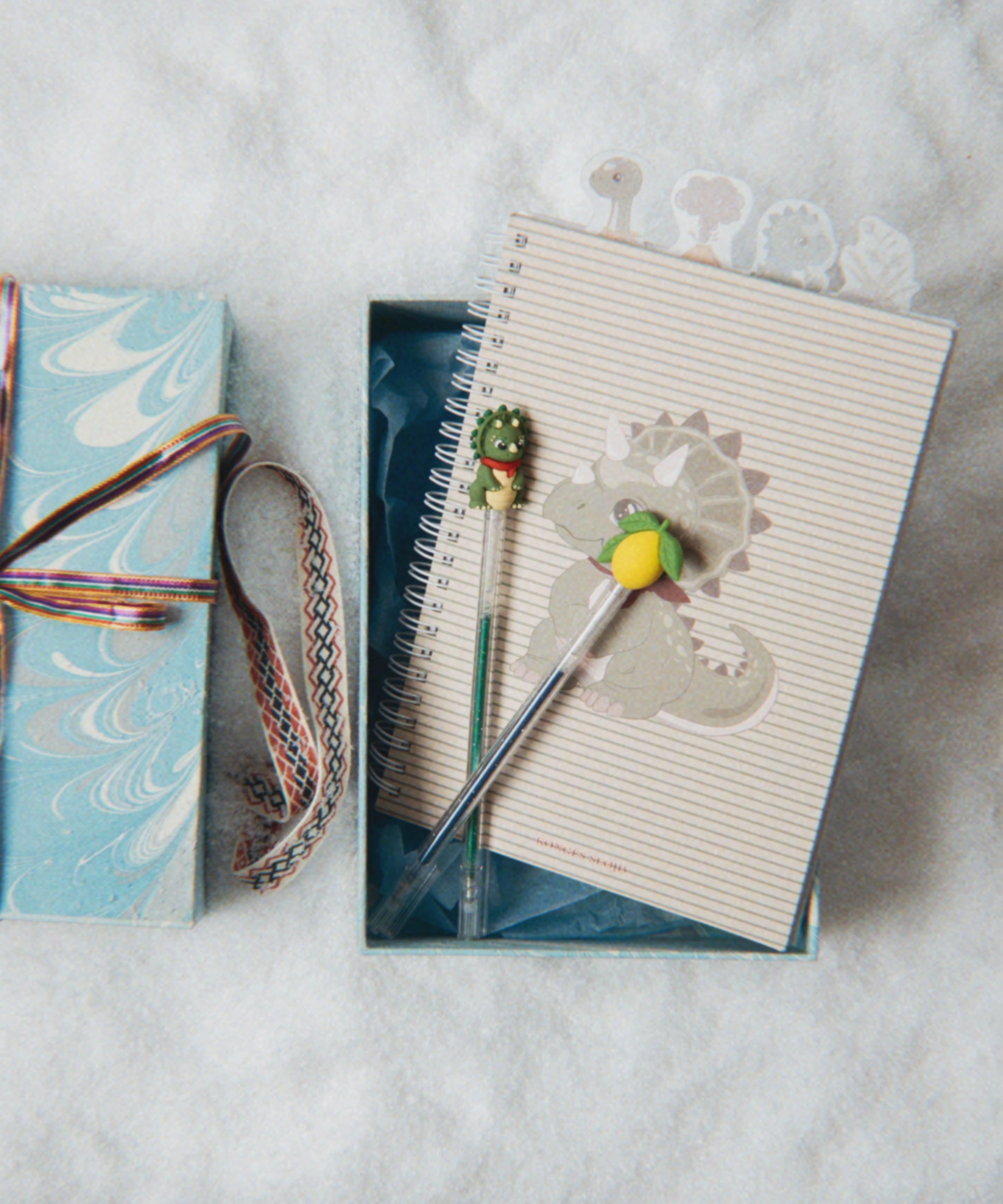 Konges Slojd My Stationery Box- Dino Moss