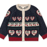 Konges Slojd Belou Cardigan- Cherry