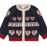 Konges Slojd Belou Cardigan- Cherry