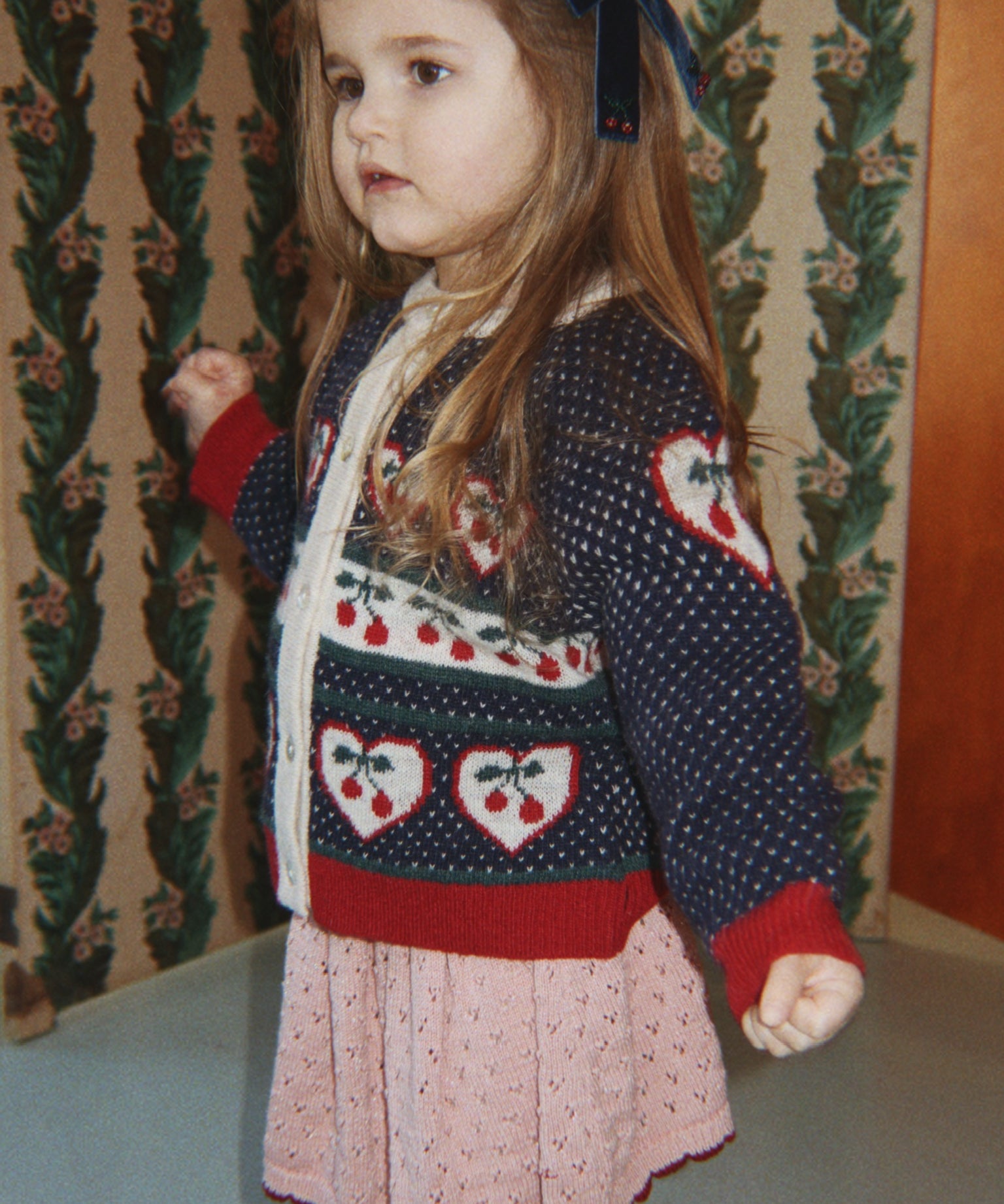 Konges Slojd Belou Cardigan- Cherry