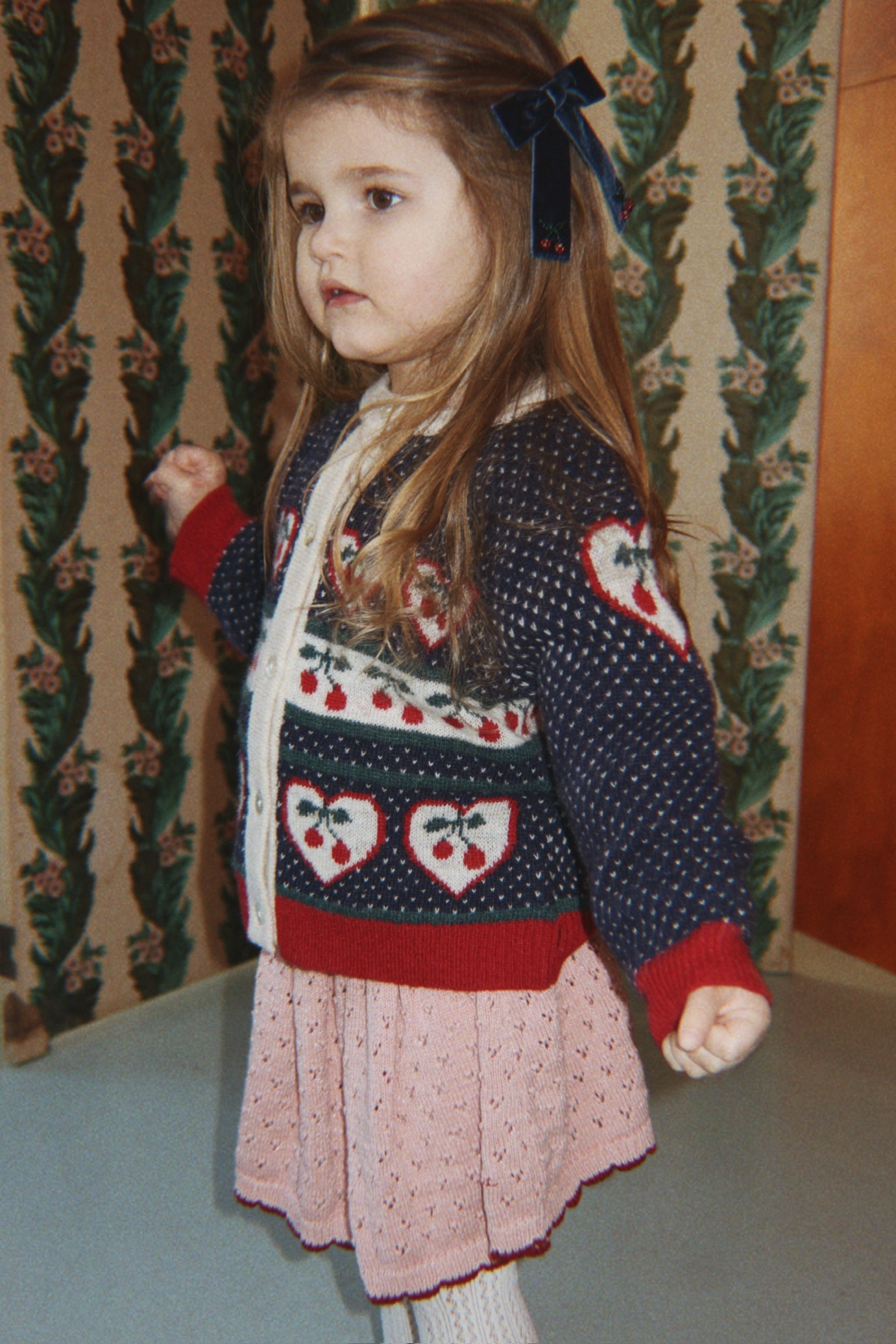 Konges Slojd Belou Cardigan- Cherry