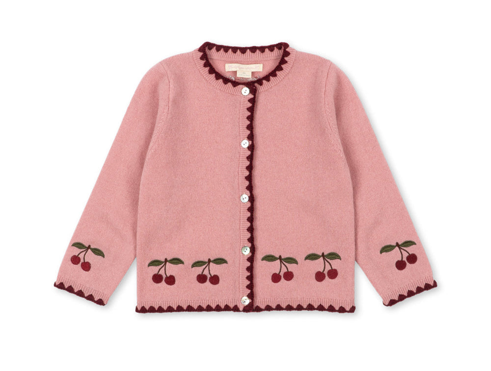 Konges Slojd Collette Cardigan- Pale Blush
