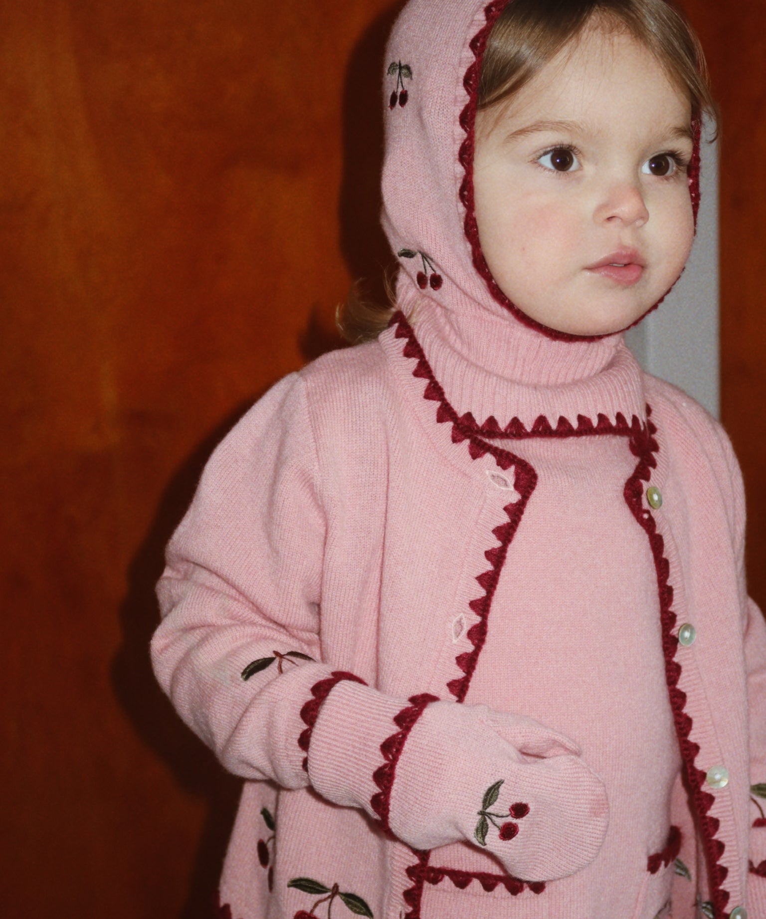 Konges Slojd Collette Cardigan- Pale Blush
