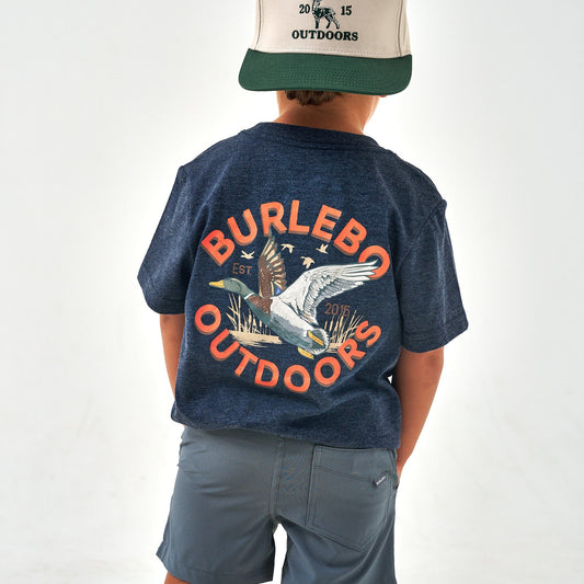Burlebo Youth Old School Duck Hunt Tee