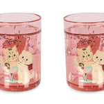 Konges Slojd 2 Pack Glitter Cups- Rose Cat