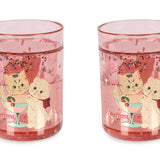 Konges Slojd 2 Pack Glitter Cups- Rose Cat