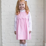 Lullaby Set Tiny Tot Turtleneck- Candy Cane Lane Pink