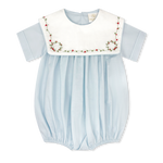 Lullaby Set Christian Bubble- Blessings Blue Batiste
