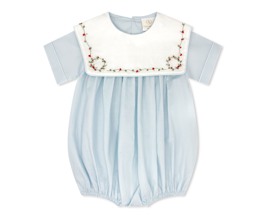 Lullaby Set Christian Bubble- Blessings Blue Batiste