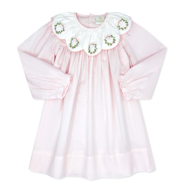 Chloe Dress- Blessings Pink Batiste