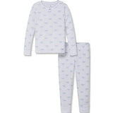 Petite Plume Blue Bows Snug Fit Pajamas