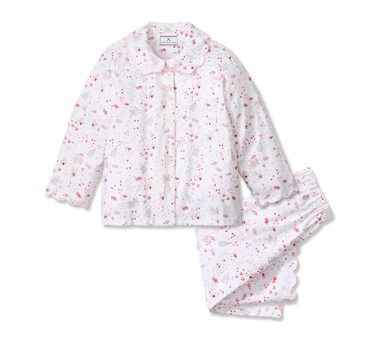 Petite Plume Love Song Colette Twill Children's Pajama Set