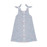 Minnow MUR Stripe French Terry Tie Knot Dress