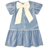 Lullaby Set Harper Dress- Beaufort Blue Velvet