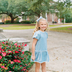 Lullaby Set Harper Dress- Beaufort Blue Velvet
