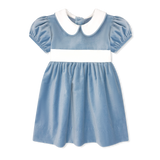 Lullaby Set Eleanor Dress- Beaufort Blue Velvet