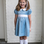 Lullaby Set Eleanor Dress- Beaufort Blue Velvet