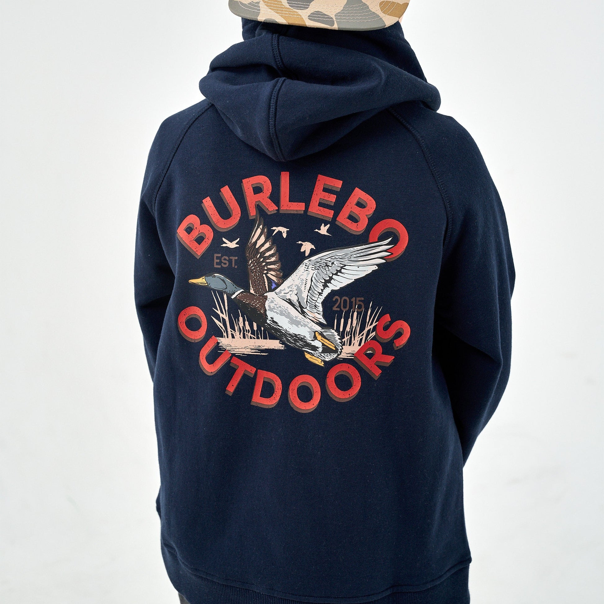Old School Duck Hunt Fleece Hoodie