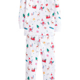 Little English Printed Jammies - Vintage Christmas