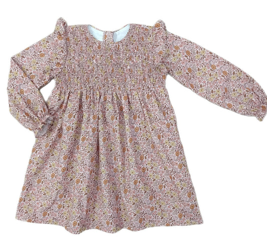 Love George Brown Fall Floral Dress