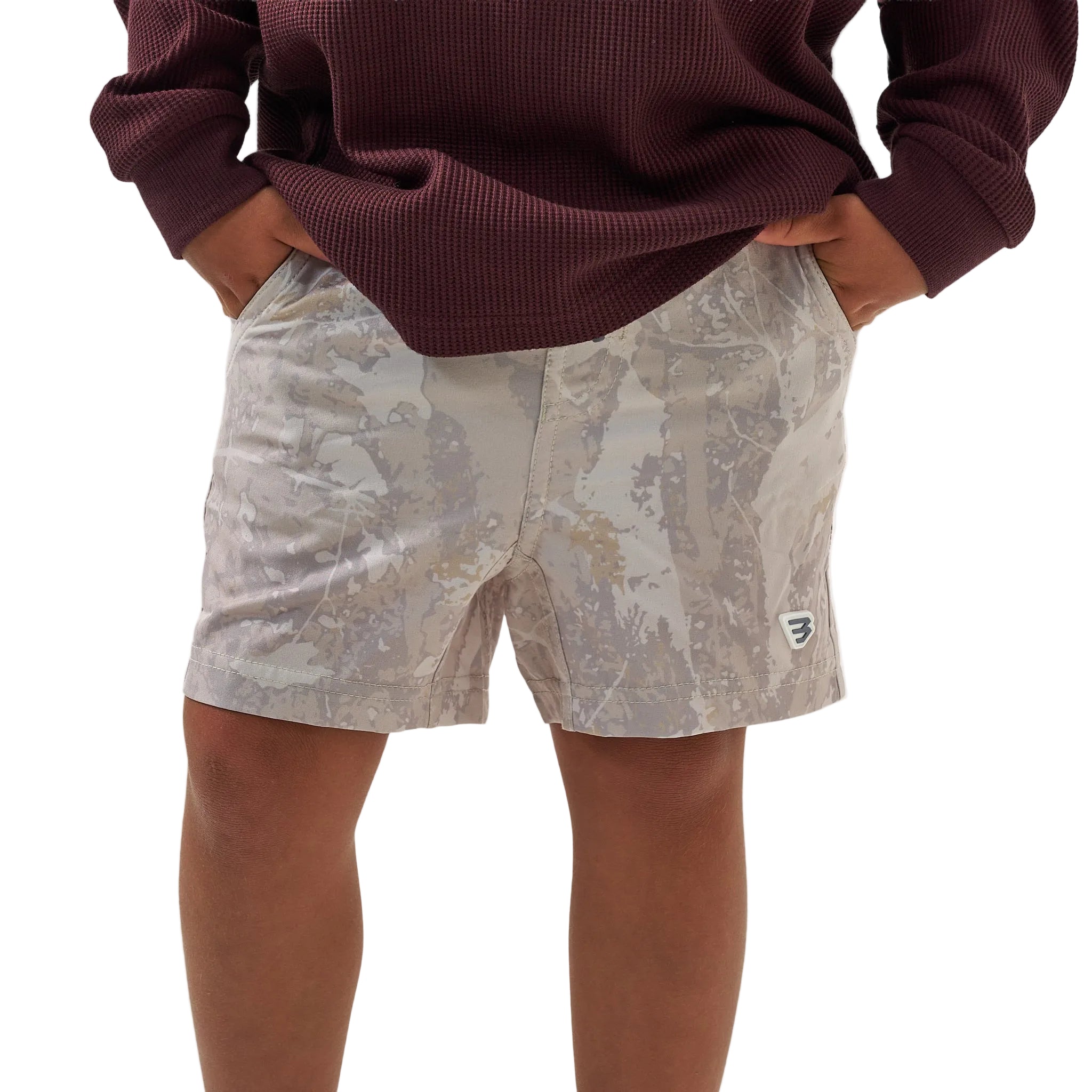 Burlebo Youth Athletic Short- Drifter Camo