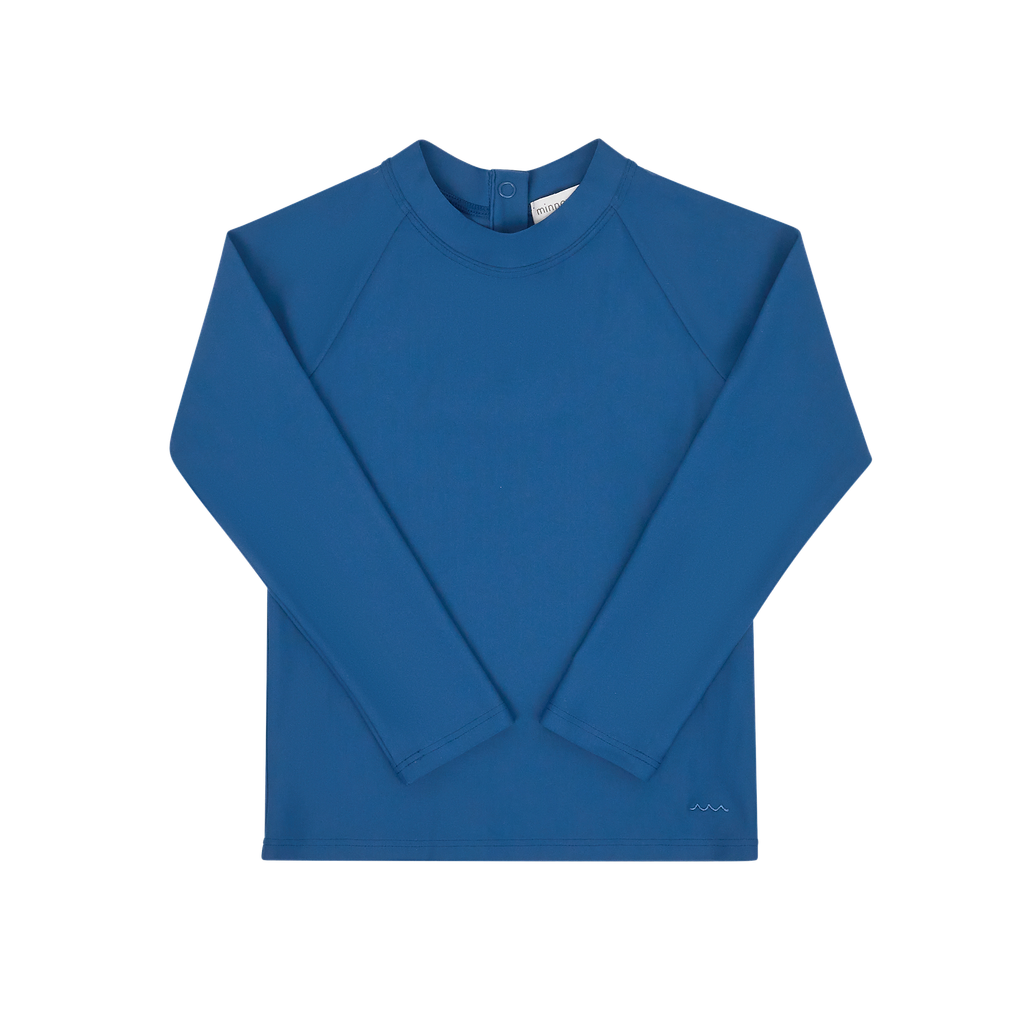 Minnow Unisex Navy Peony Rashguard