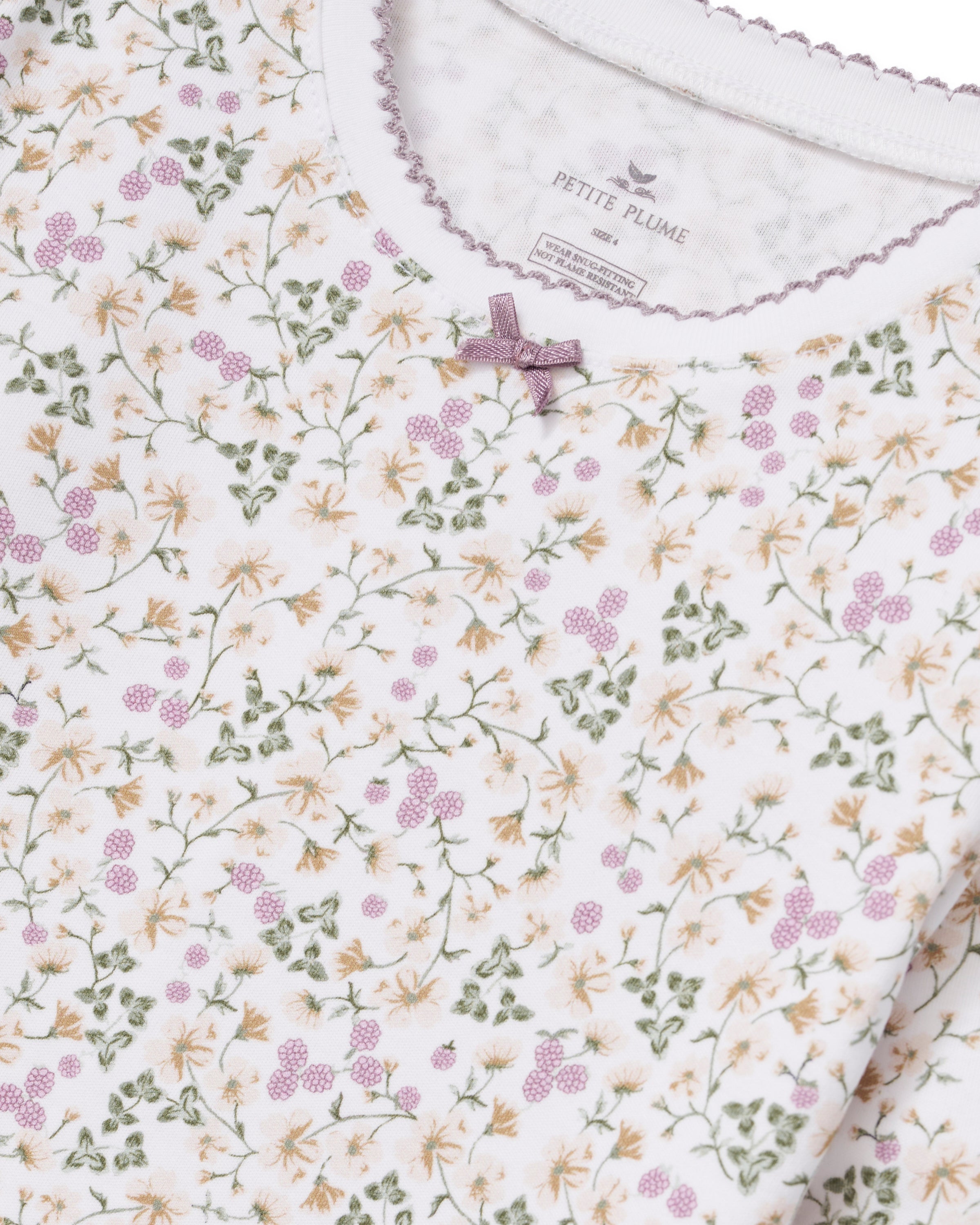 Petite Plume Meadow Bloom Snug Fit Pajamas