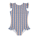 Minnow Strawberry Fields Ruffle Cap Sleeve Rashguard One Piece