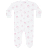 Nellapima Pink Pumpkin Patch Zipper Footie