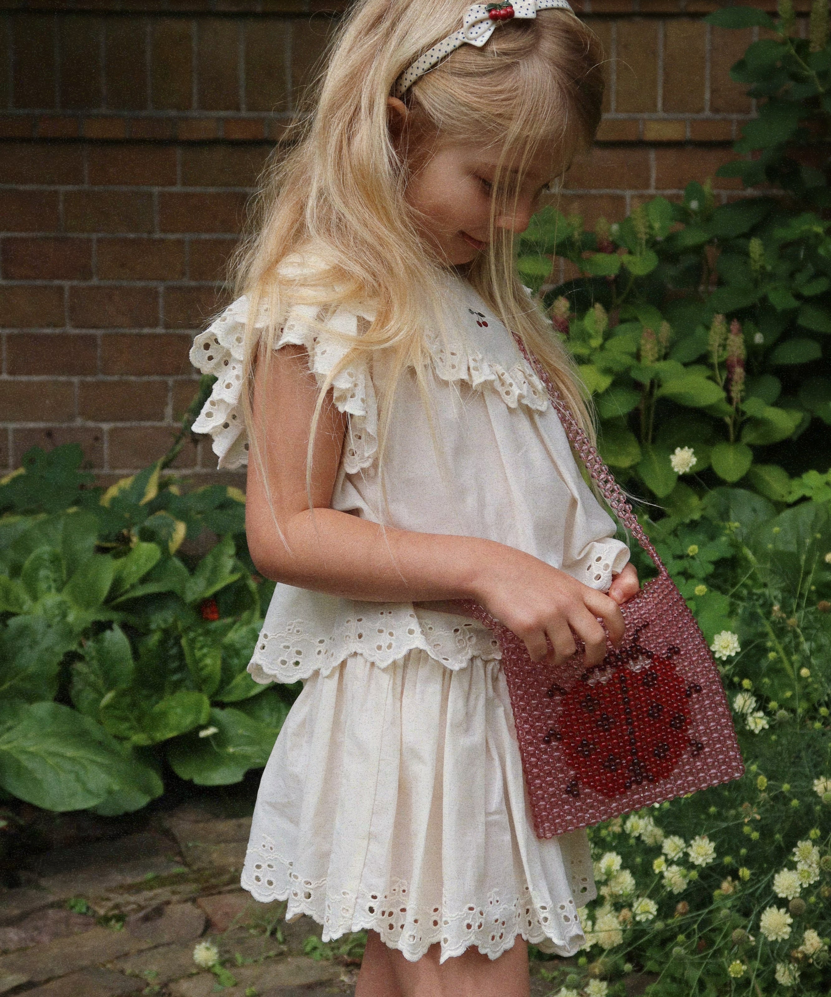 Posey Skirt- Antique White