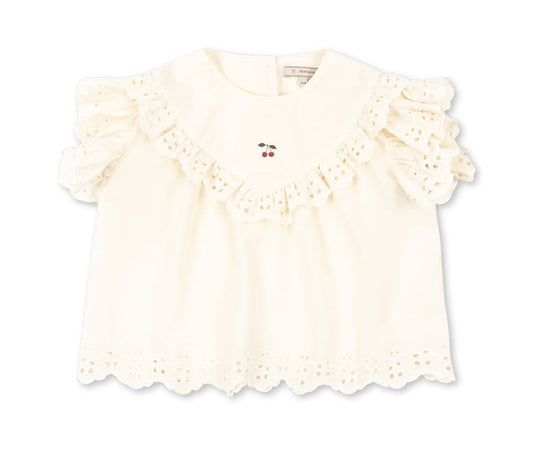 Konges Slojd Posey Top- Antique White