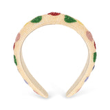 Beaded Headband- Coeur Colore