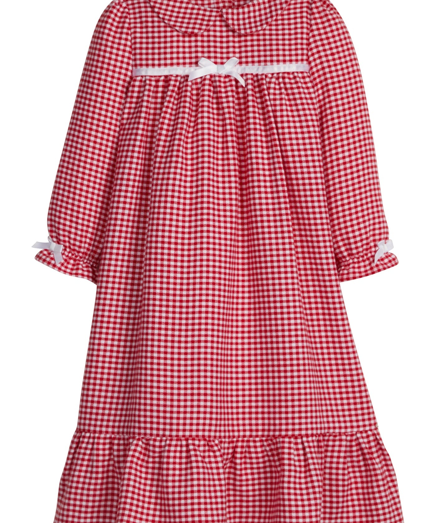 Little English Classic Nightgown- Red Gingham
