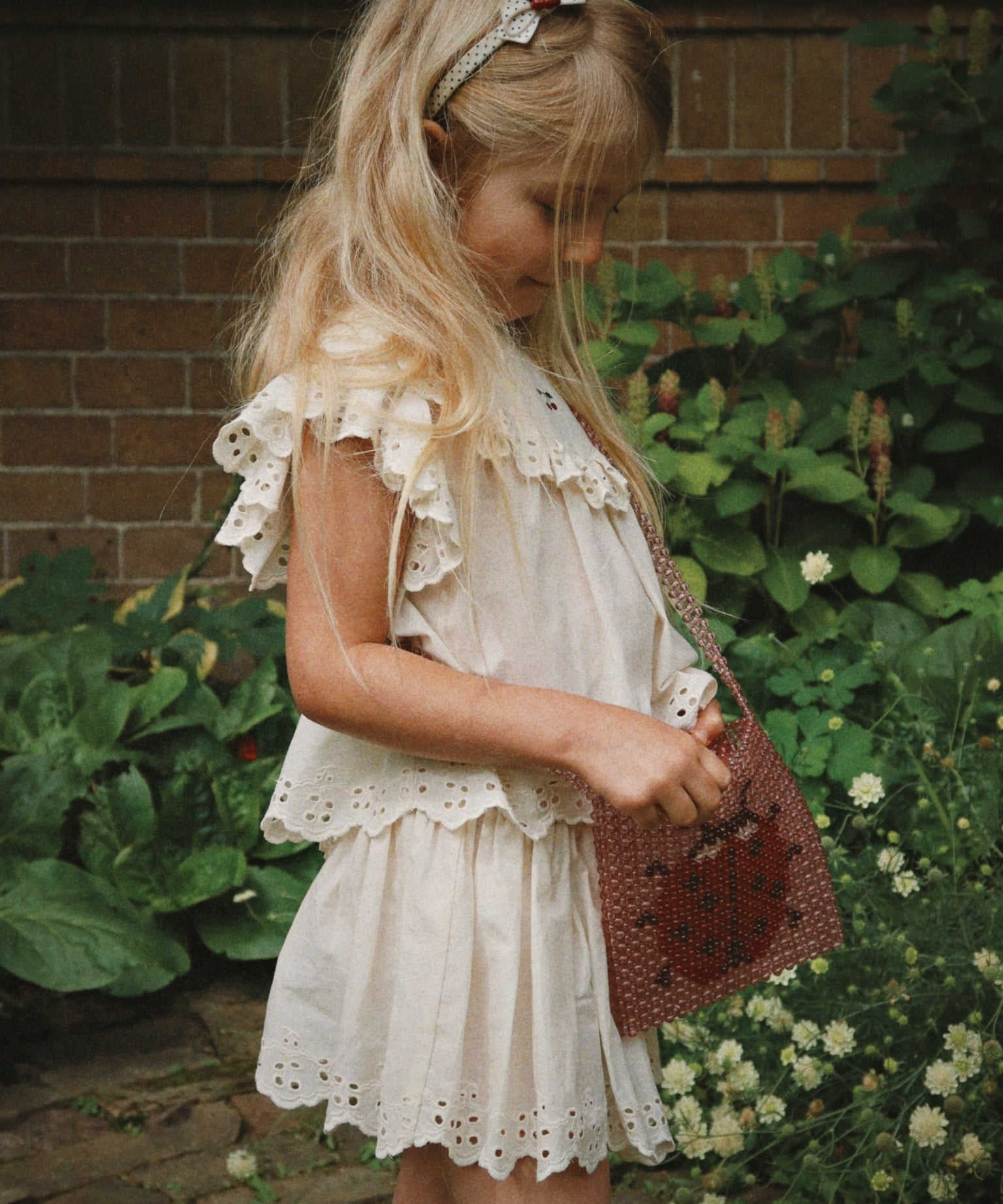 Posey Top- Antique White