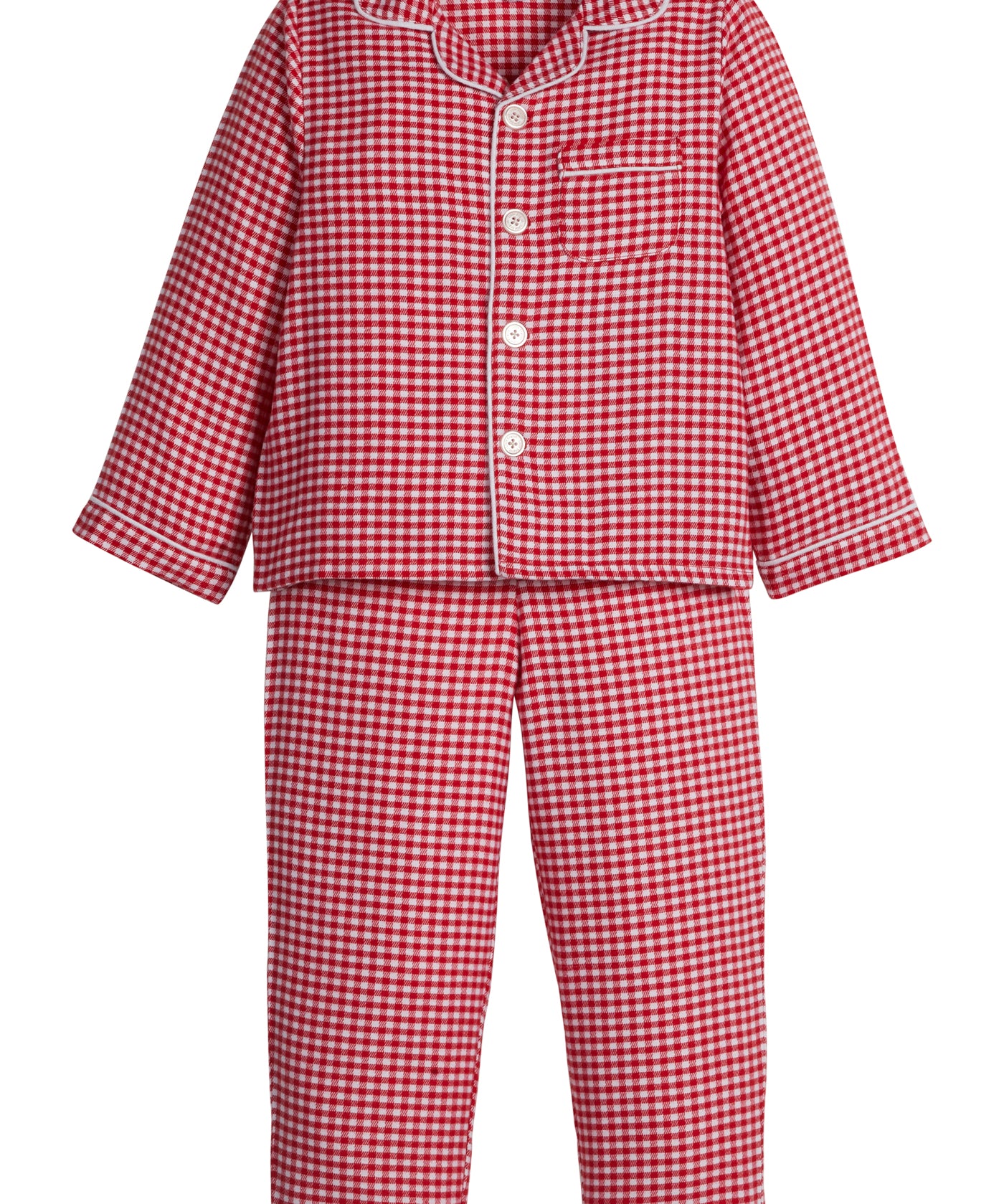 Little English Classic Pajama Set- Red Gingham