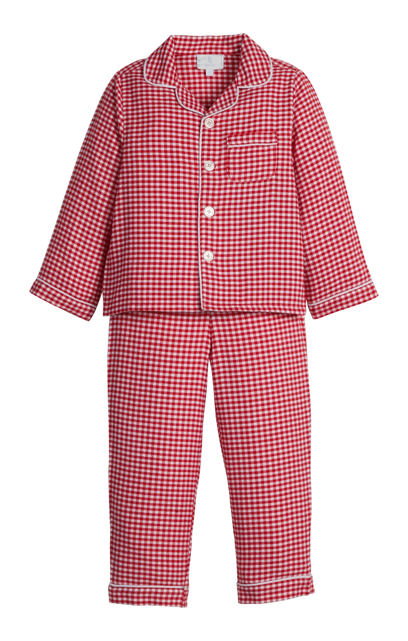 Little English Classic Pajama Set- Red Gingham