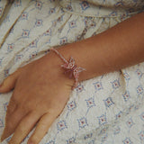 Konges Slojd Butterfly Necklace and Bracelet Set Lifestyle Image 