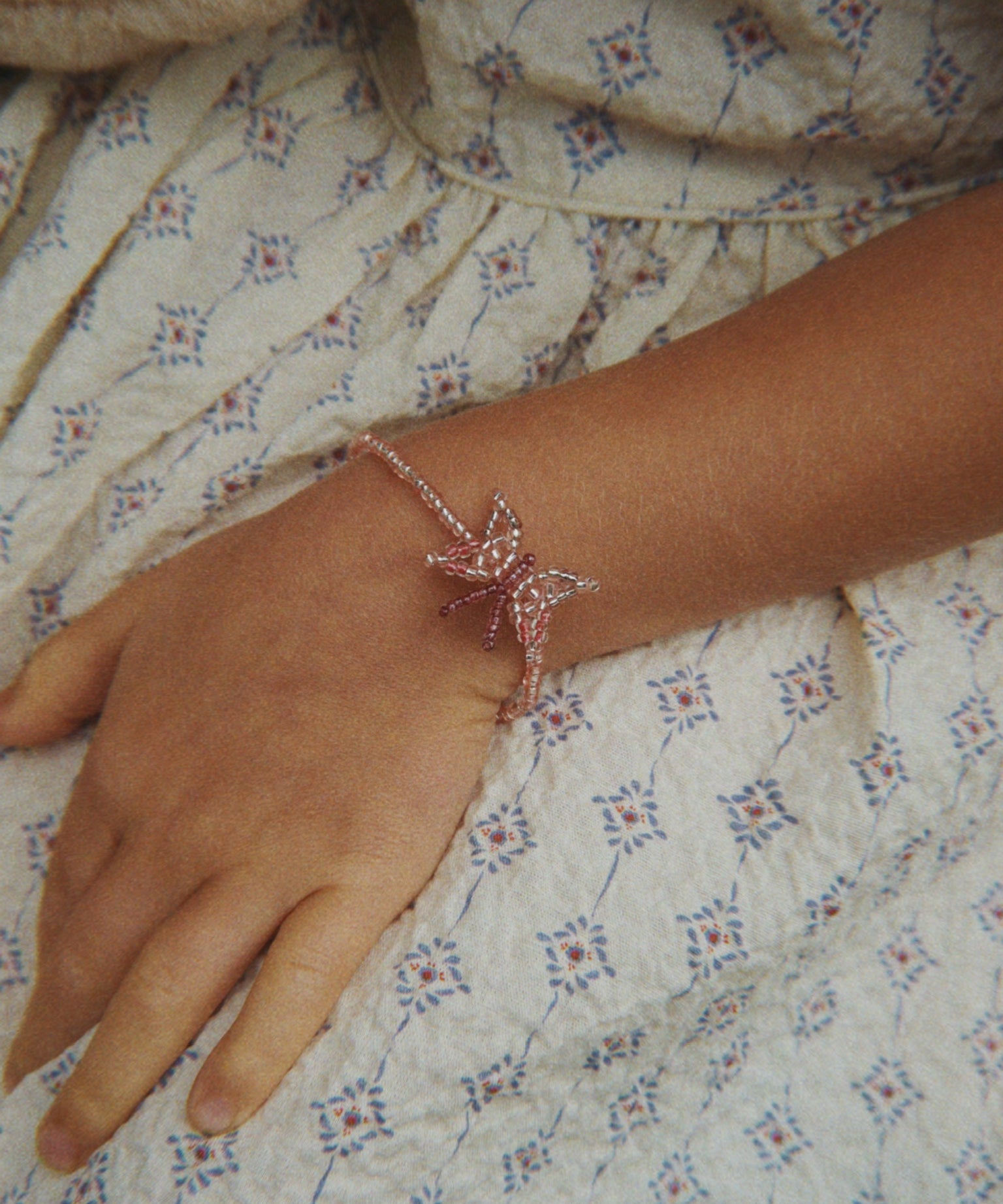 Konges Slojd Butterfly Necklace and Bracelet Set Lifestyle Image 