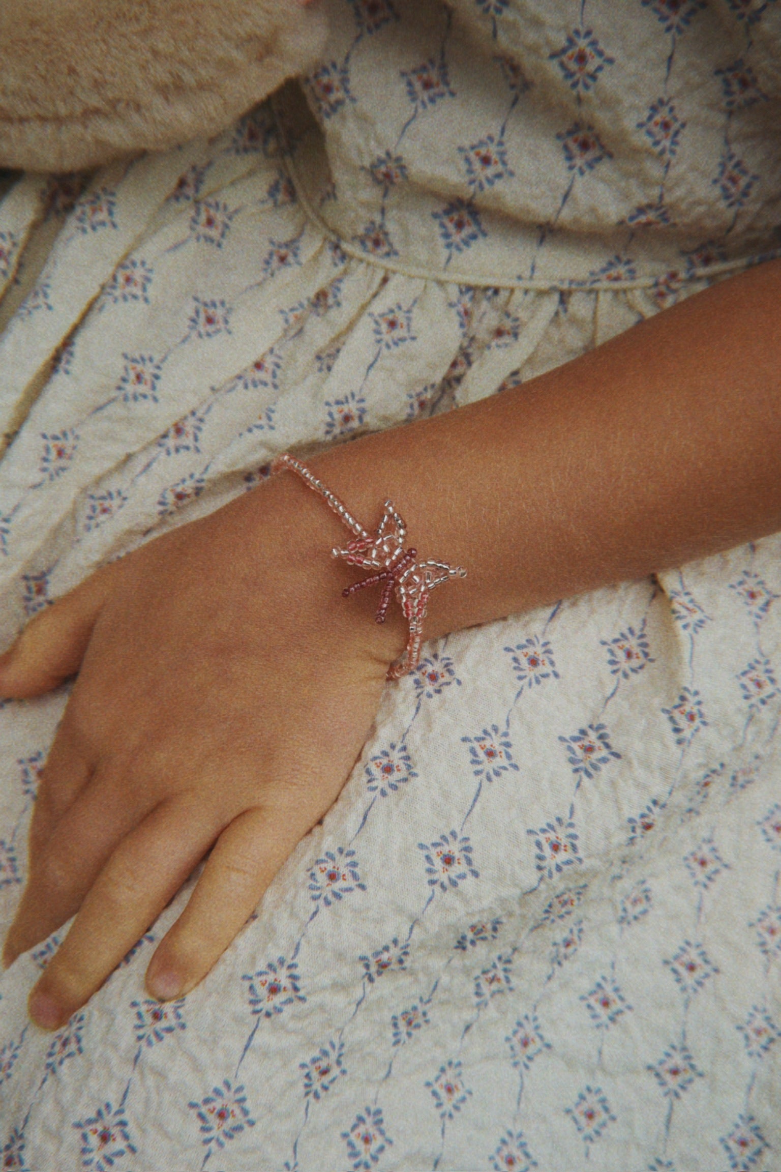 Konges Slojd Butterfly Necklace and Bracelet Set Lifestyle Image 