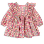 Konges Slojd Evia Bow Dress- Felice Rose