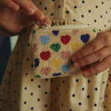 Beaded Wallet- Coeur Colore