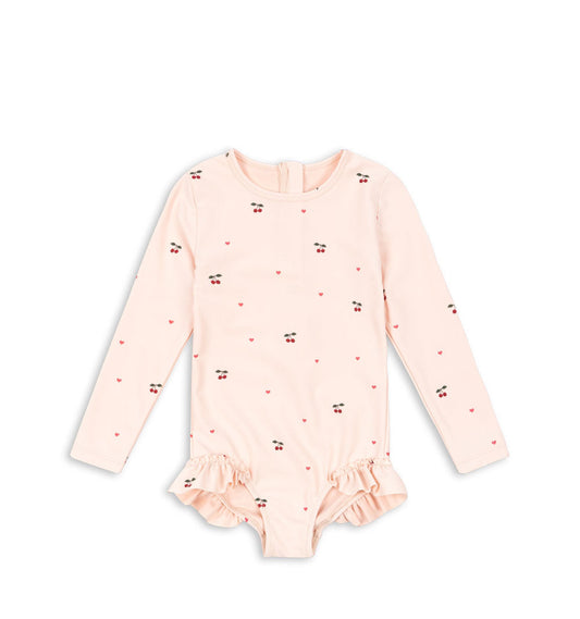 Konges Slojd Merle Swimsuit- Cherry Coeur Rose