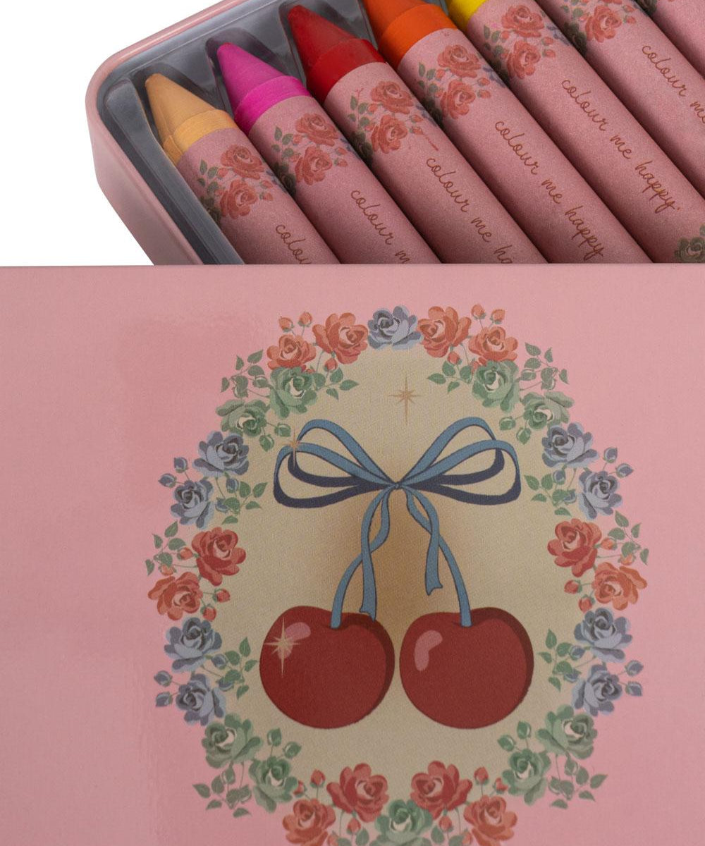 Cherry Bow Crayons