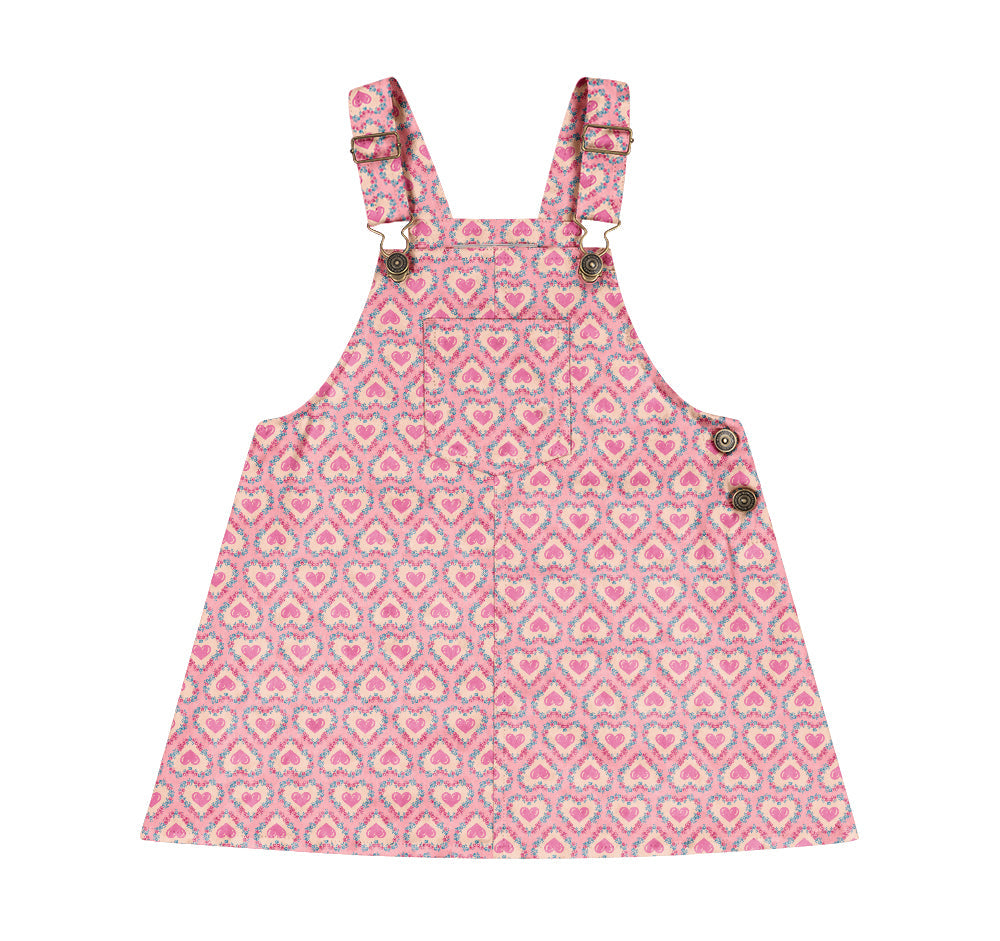 Konges Slojd Frankie Overall Dress- Felice Rose
