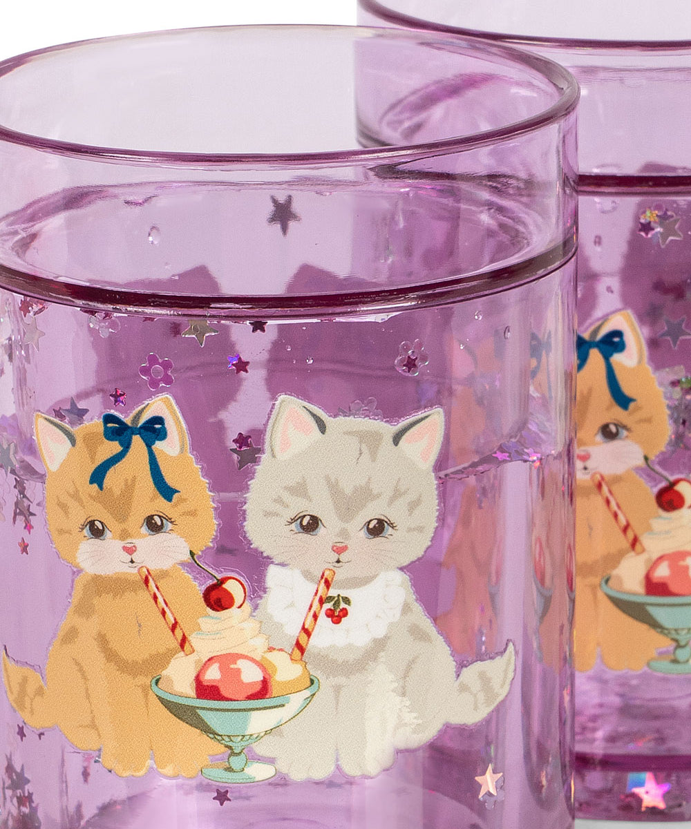 Konges Slojd 2 Pack Glitter Cups- Kitty Gelateria