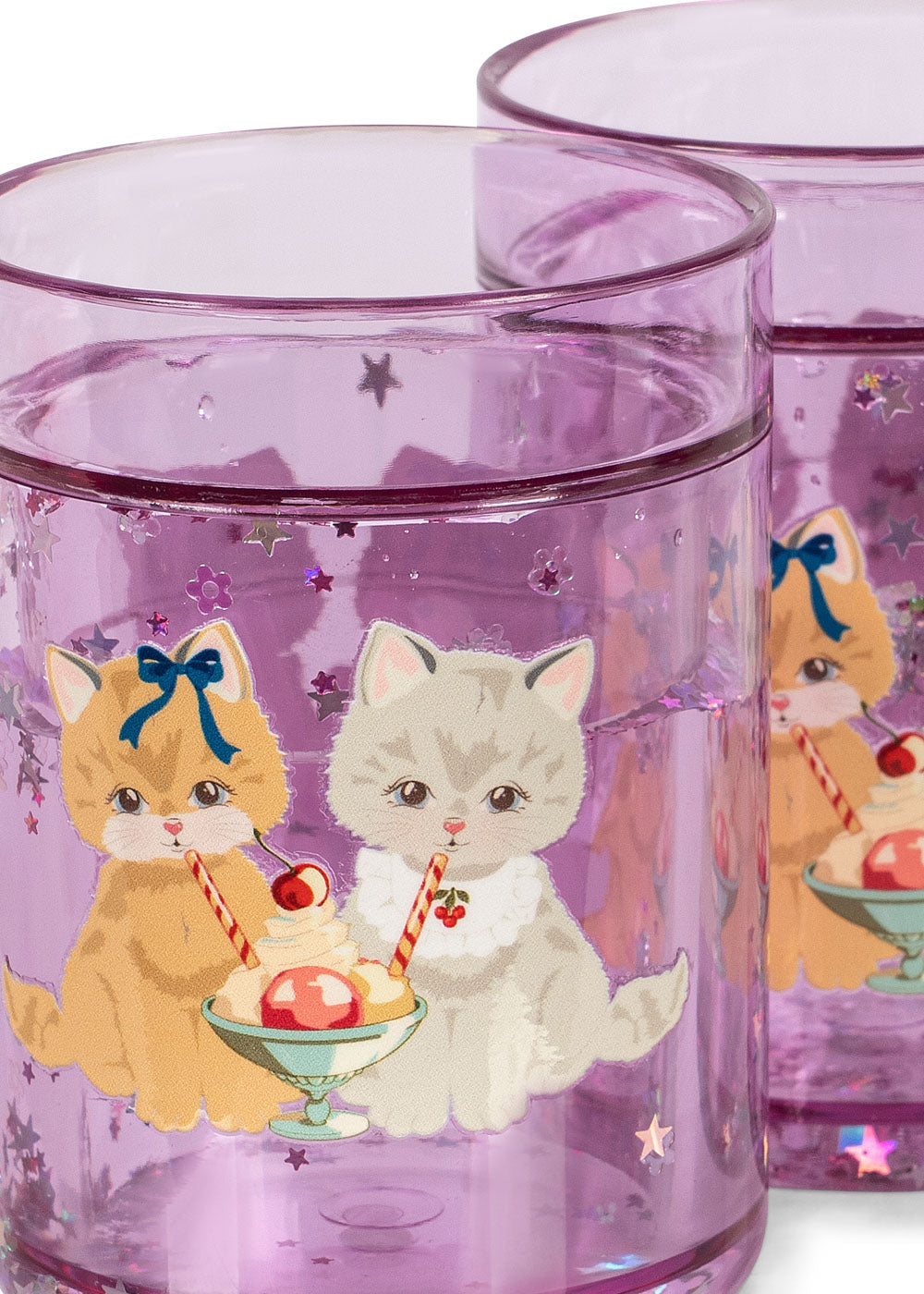 Konges Slojd 2 Pack Glitter Cups- Kitty Gelateria