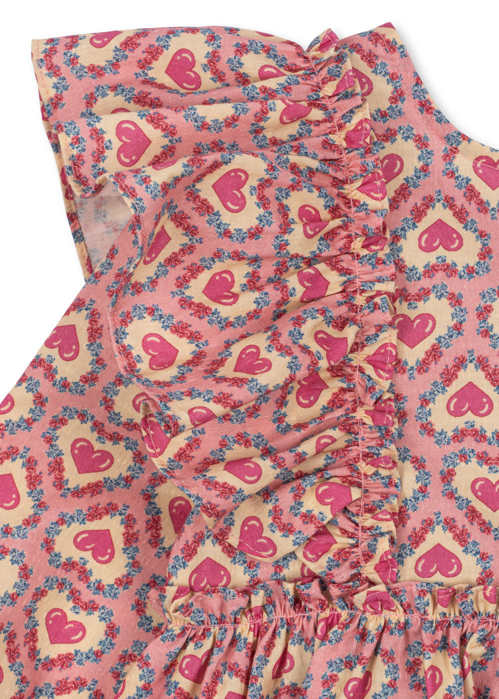 Konges Slojd Evia Bow Dress- Felice Rose