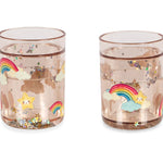 Konges Slojd 2 Pack Glitter Cups- Rainbow